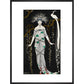 Grande Robe du Soir en Brocart d'Argent print in black frame