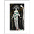 Grande Robe du Soir en Brocart d'Argent print in white frame