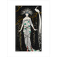 Grande Robe du Soir en Brocart d'Argent print unframed