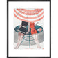 La Vie Parisienne print in black frame