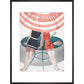 La Vie Parisienne print in black frame