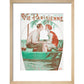 La Vie Parisienne print in natural frame