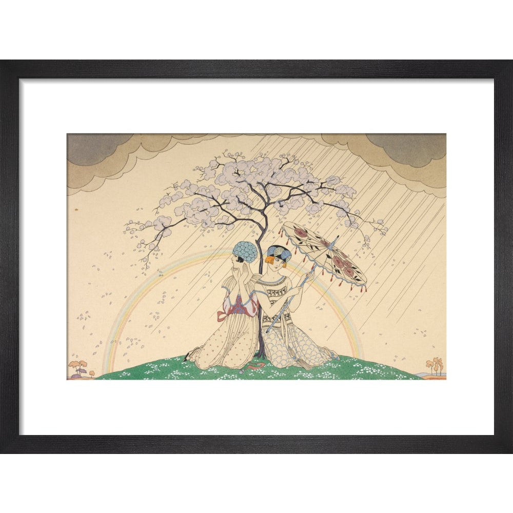 L'Arc-en-Ciel print in black frame