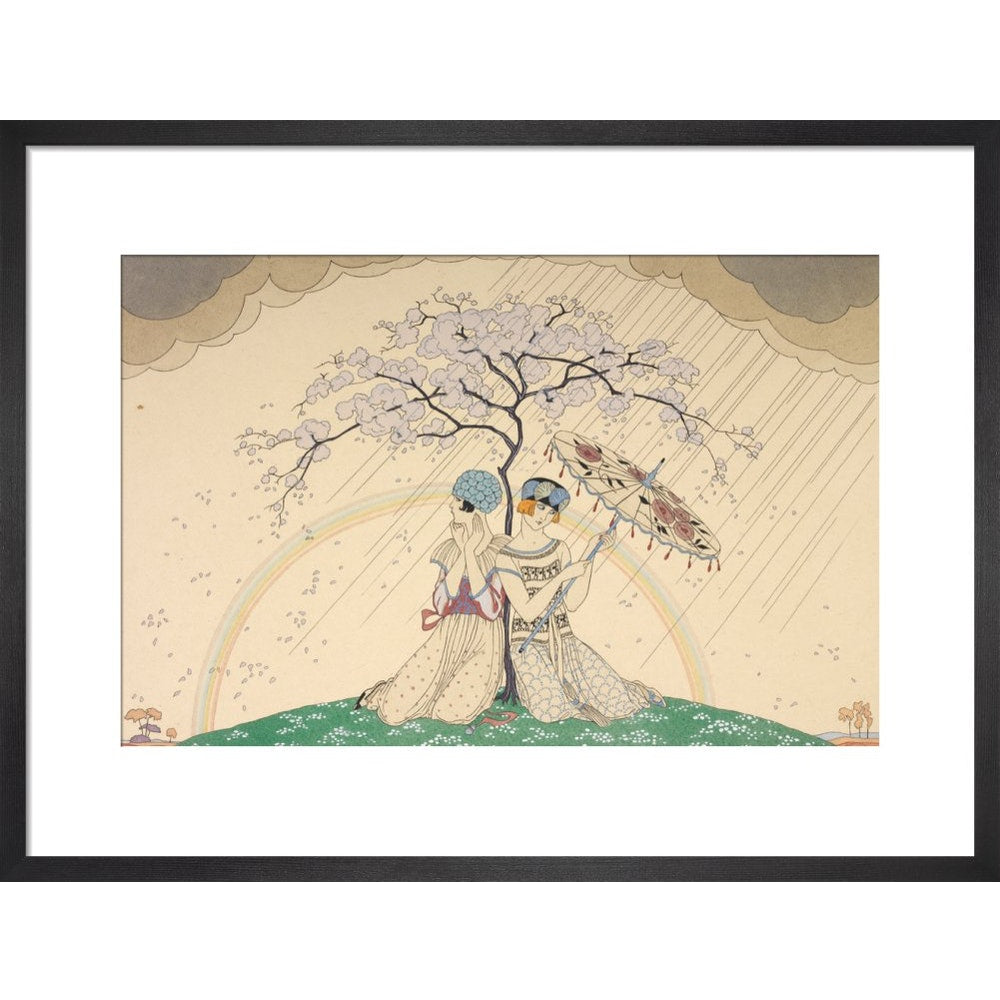 L'Arc-en-Ciel print in black frame