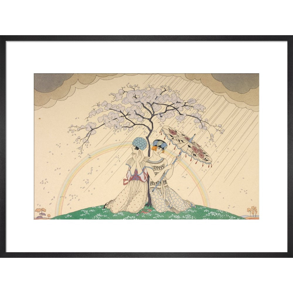 L'Arc-en-Ciel print in black frame