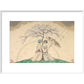 L'Arc-en-Ciel print in white frame