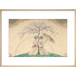 L'Arc-en-Ciel print in natural frame