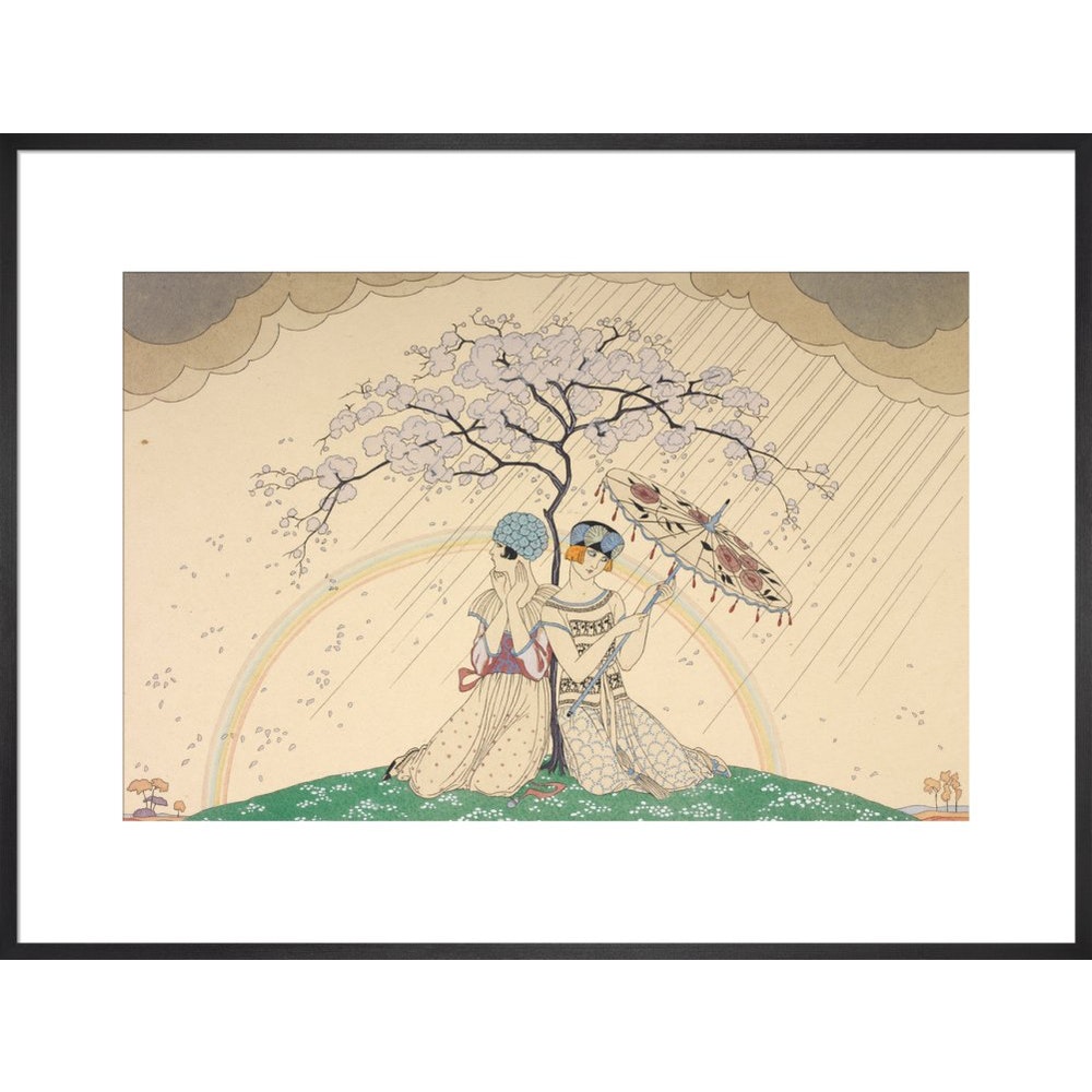 L'Arc-en-Ciel print in black frame