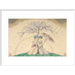 L'Arc-en-Ciel print in white frame