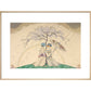 L'Arc-en-Ciel print in natural frame