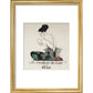 Le Bonheur du Jour print in gold frame
