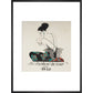 Le Bonheur du Jour print in black frame