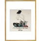 Le Bonheur du Jour print in gold frame