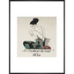 Le Bonheur du Jour print in black frame