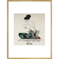Le Bonheur du Jour print in gold frame