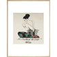 Le Bonheur du Jour print in natural frame