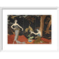 Le Gout des Laques print in white frame