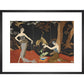 Le Gout des Laques print in black frame