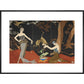 Le Gout des Laques print in black frame