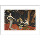 Le Gout des Laques print in white frame