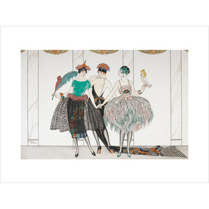 Les Belles Sauvagettes print unframed
