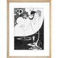 Salome and John the Baptist print in natural frame