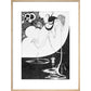 Salome and John the Baptist print in natural frame