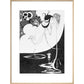 Salome and John the Baptist print in natural frame
