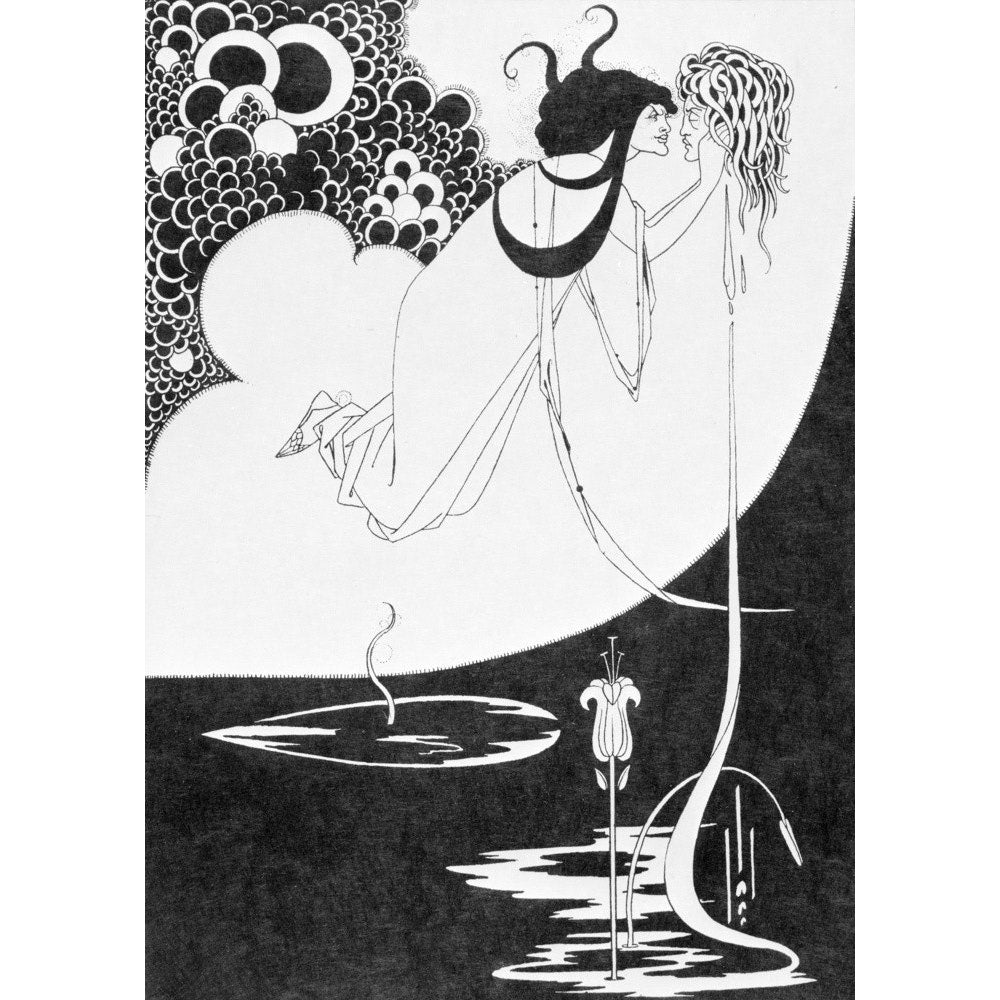 Salome and John the Baptist print
