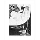 Salome and John the Baptist print unframed