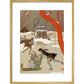 Skating print in gold frame