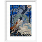 The Look of Love print in white frame
