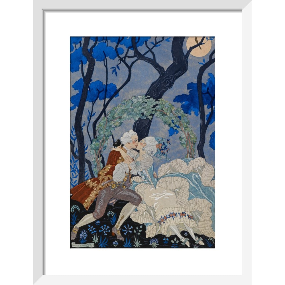 The Look of Love print in white frame