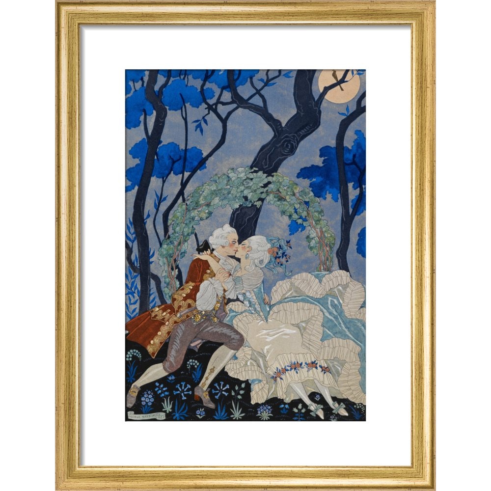 The Look of Love print in gold frame