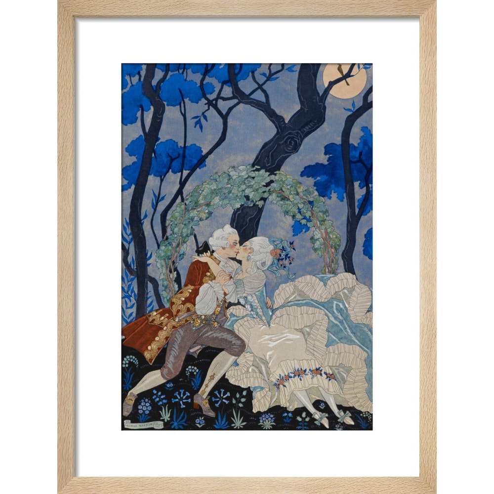 The Look of Love print in natural frame