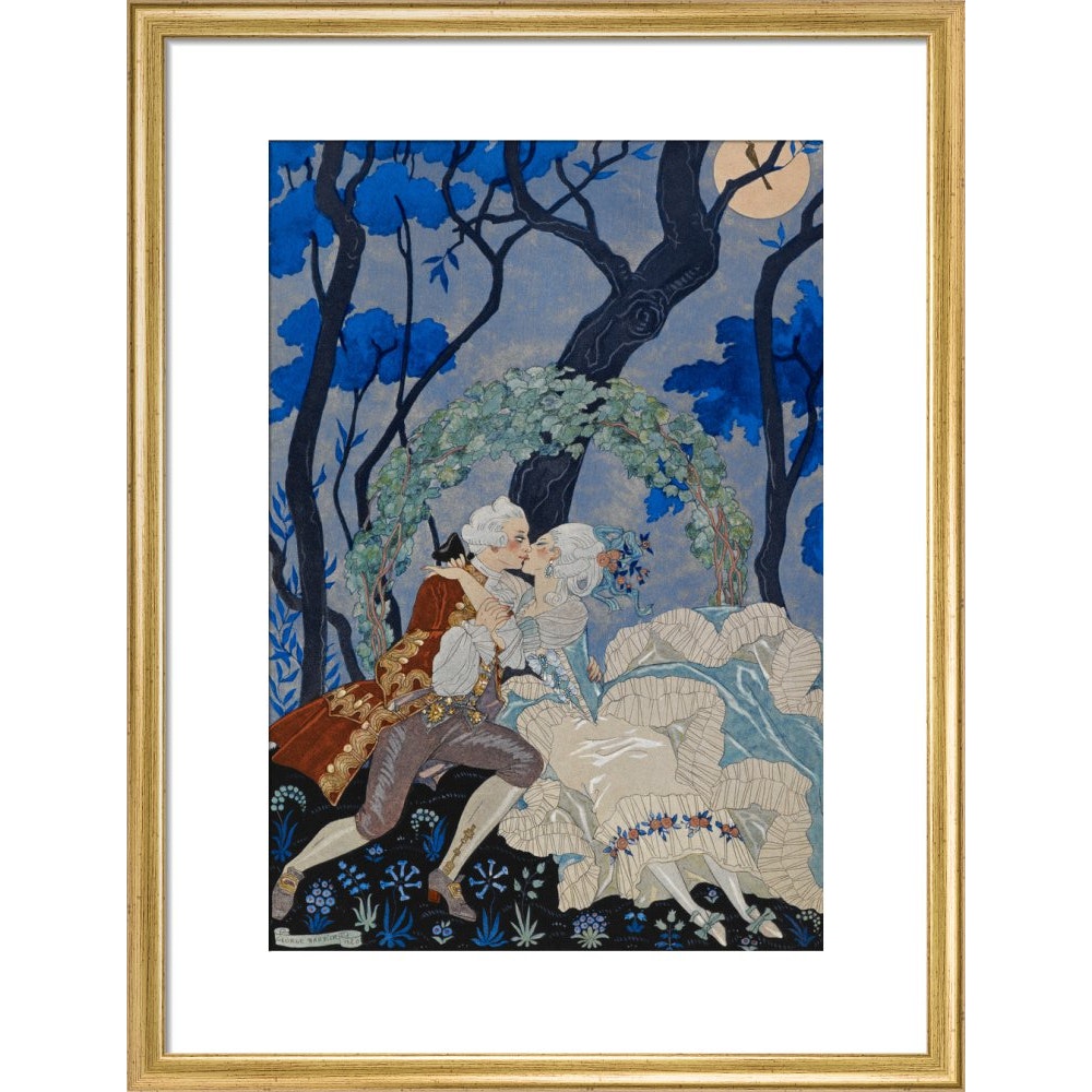The Look of Love print in gold frame
