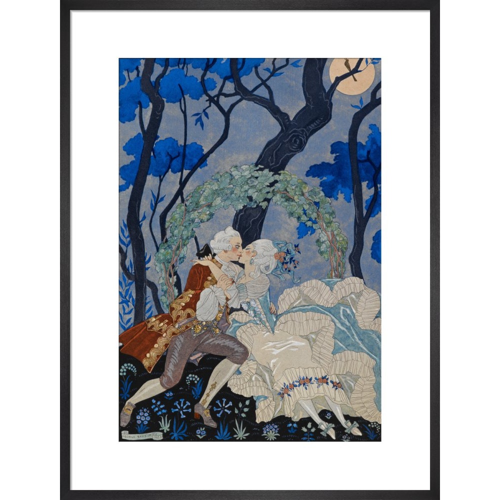 The Look of Love print in black frame