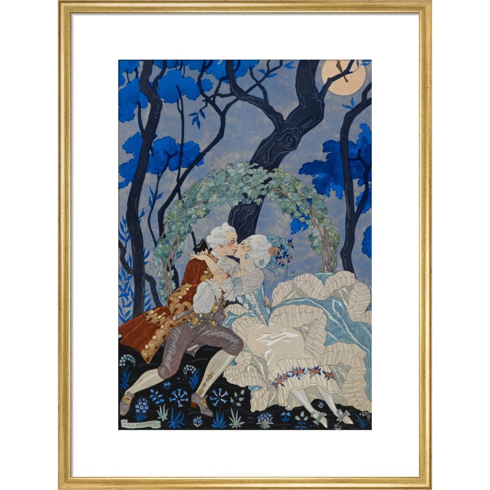 The Look of Love print in gold frame