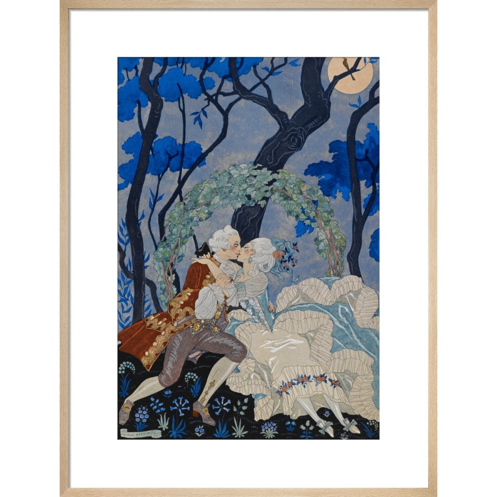 The Look of Love print in natural frame
