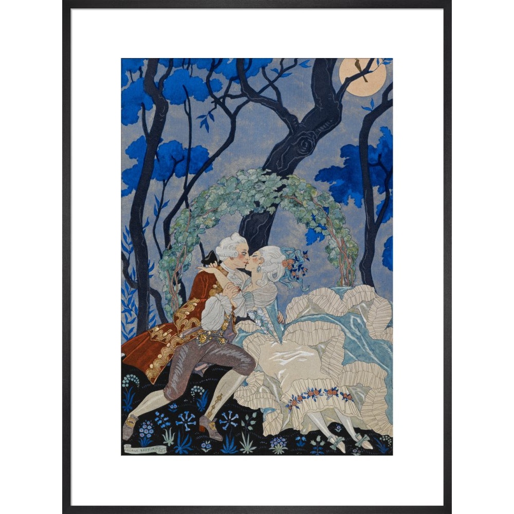 The Look of Love print in black frame