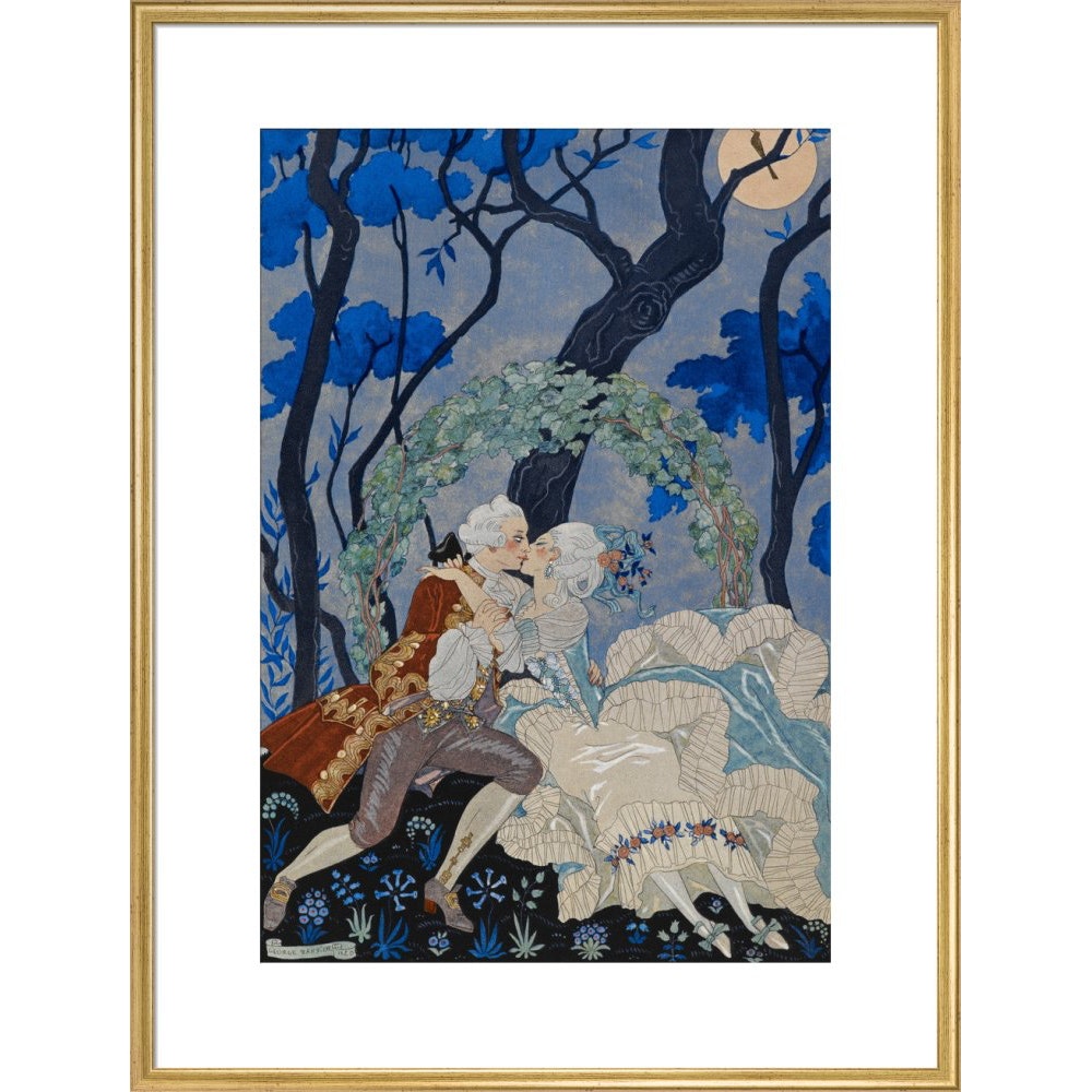 The Look of Love print in gold frame