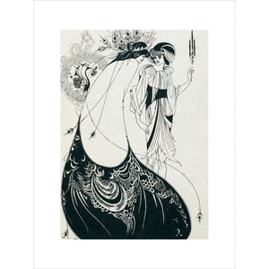 The Peacock Skirt print unframed