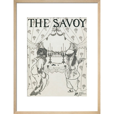 The Savoy print in natural frame