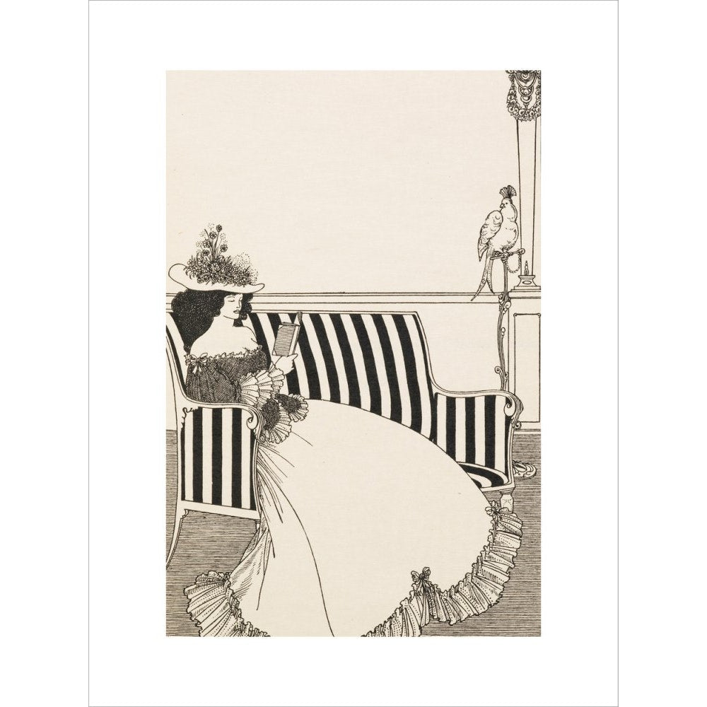 Woman Reading print unframed