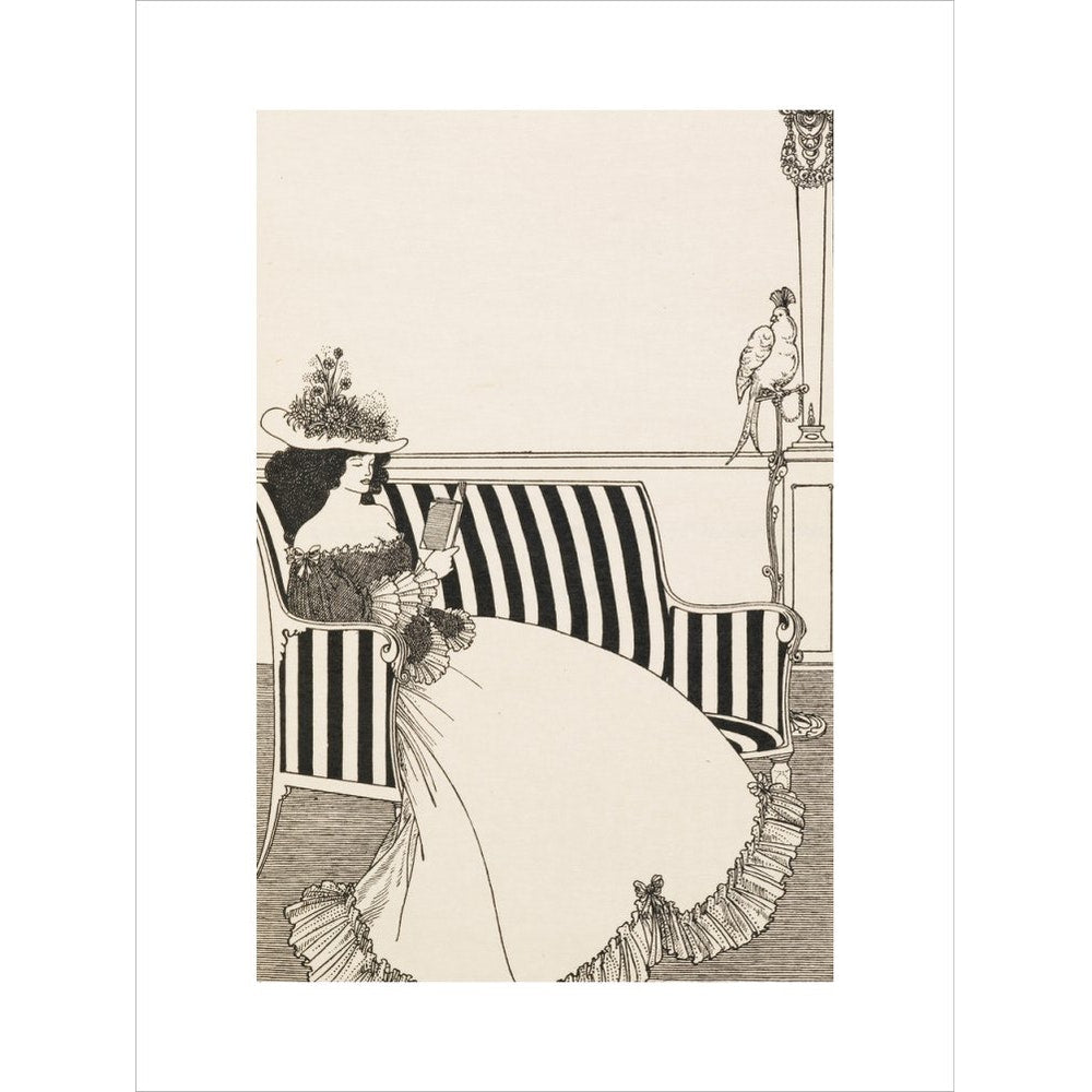Woman Reading print unframed