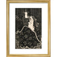 Christmas Card print in gold frame