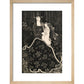 Christmas Card print in natural frame