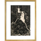 Christmas Card print in gold frame