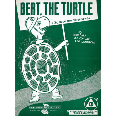 Bert, the Turtle: The Duck and Cover Song print