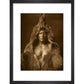 Bear's Belly - Arikara print in black frame